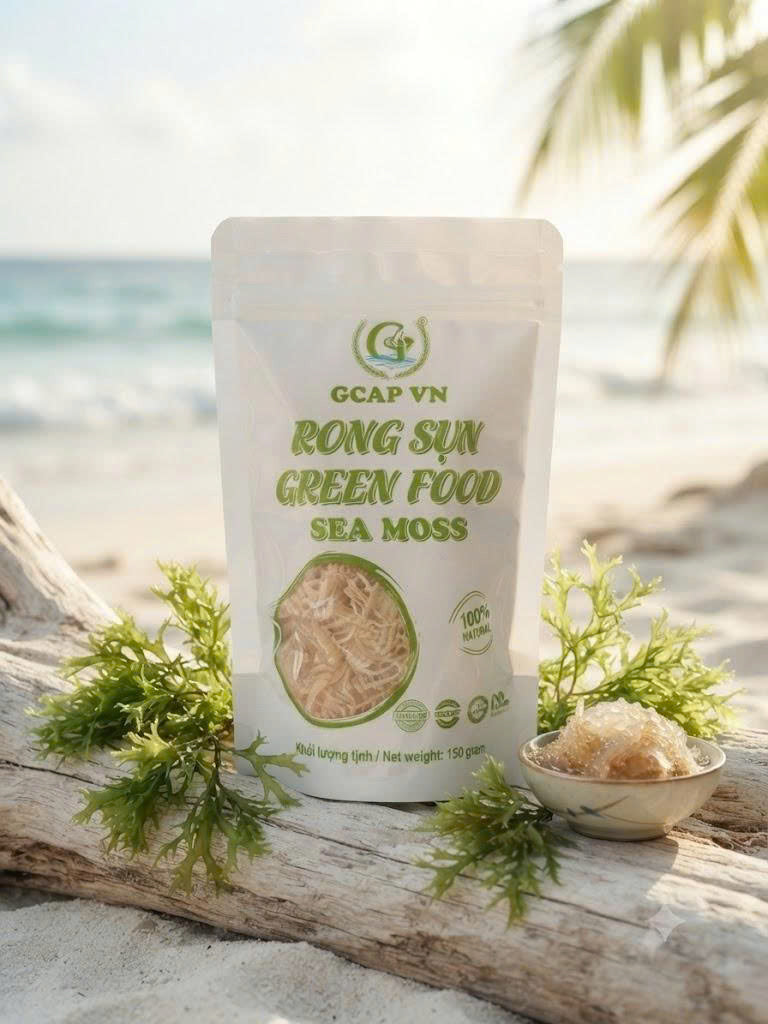 GREEN FOOD Sea Moss- Rong Sụn Vietnamese Sea Moss 150g