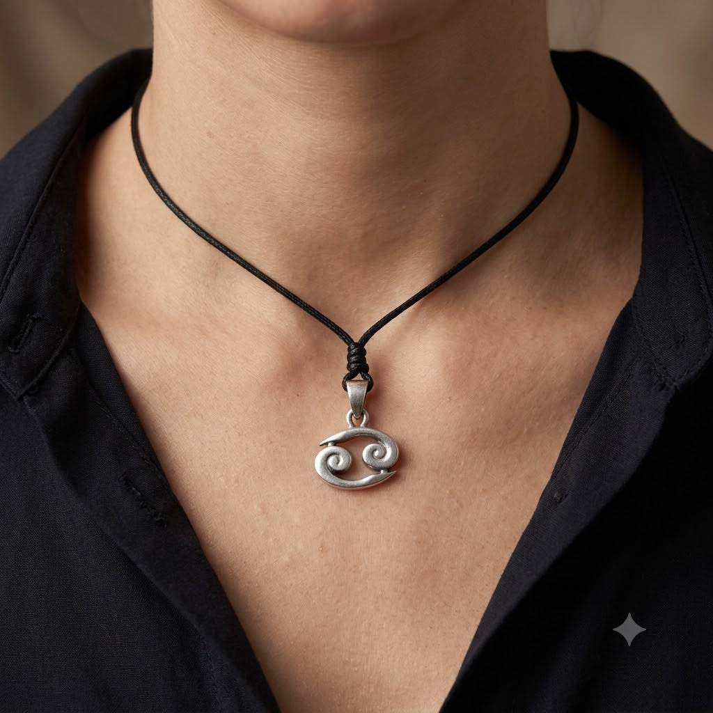 Astrology Necklace 92.5 Sterling Silver Pewter Zodiac Horoscope Symbol Pendant Jewelry