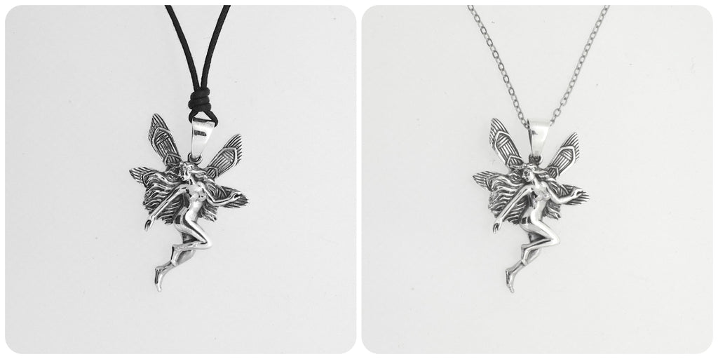 Fairy Angel 92.5 Sterling Silver Fairy Necklace For Women Jewelry Gifts