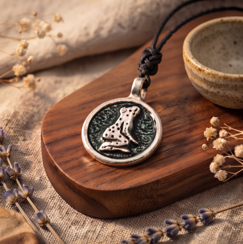 Colorful Frog Silver Pewter Charm Necklace Pendant Jewelry