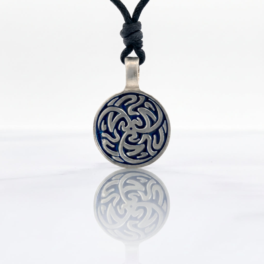 Tribal Celtic Silver Pewter Charm Necklace Pendant Jewelry