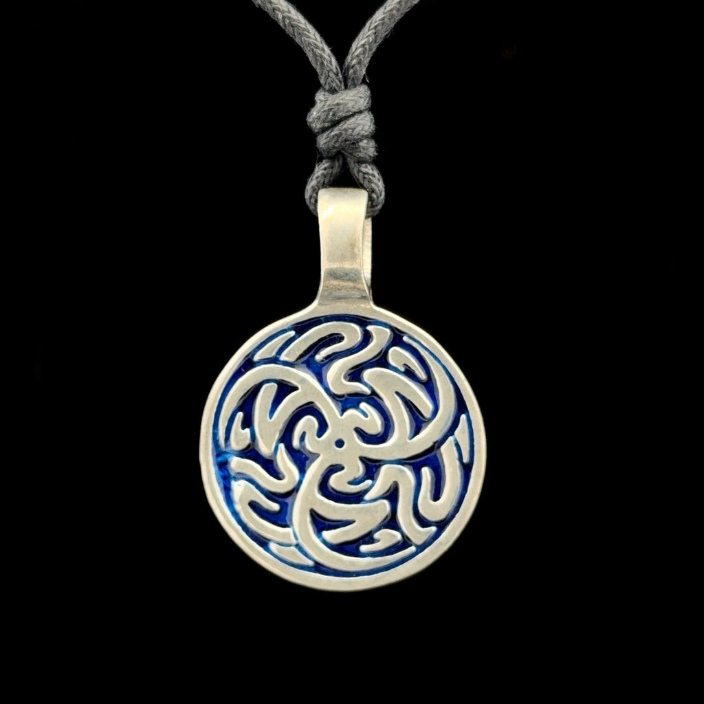 Tribal Celtic Silver Pewter Charm Necklace Pendant Jewelry