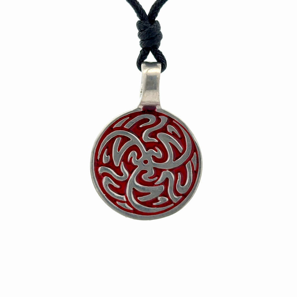 Tribal Celtic Silver Pewter Charm Necklace Pendant Jewelry