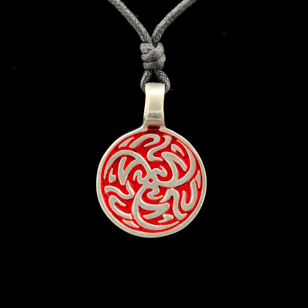 Tribal Celtic Silver Pewter Charm Necklace Pendant Jewelry