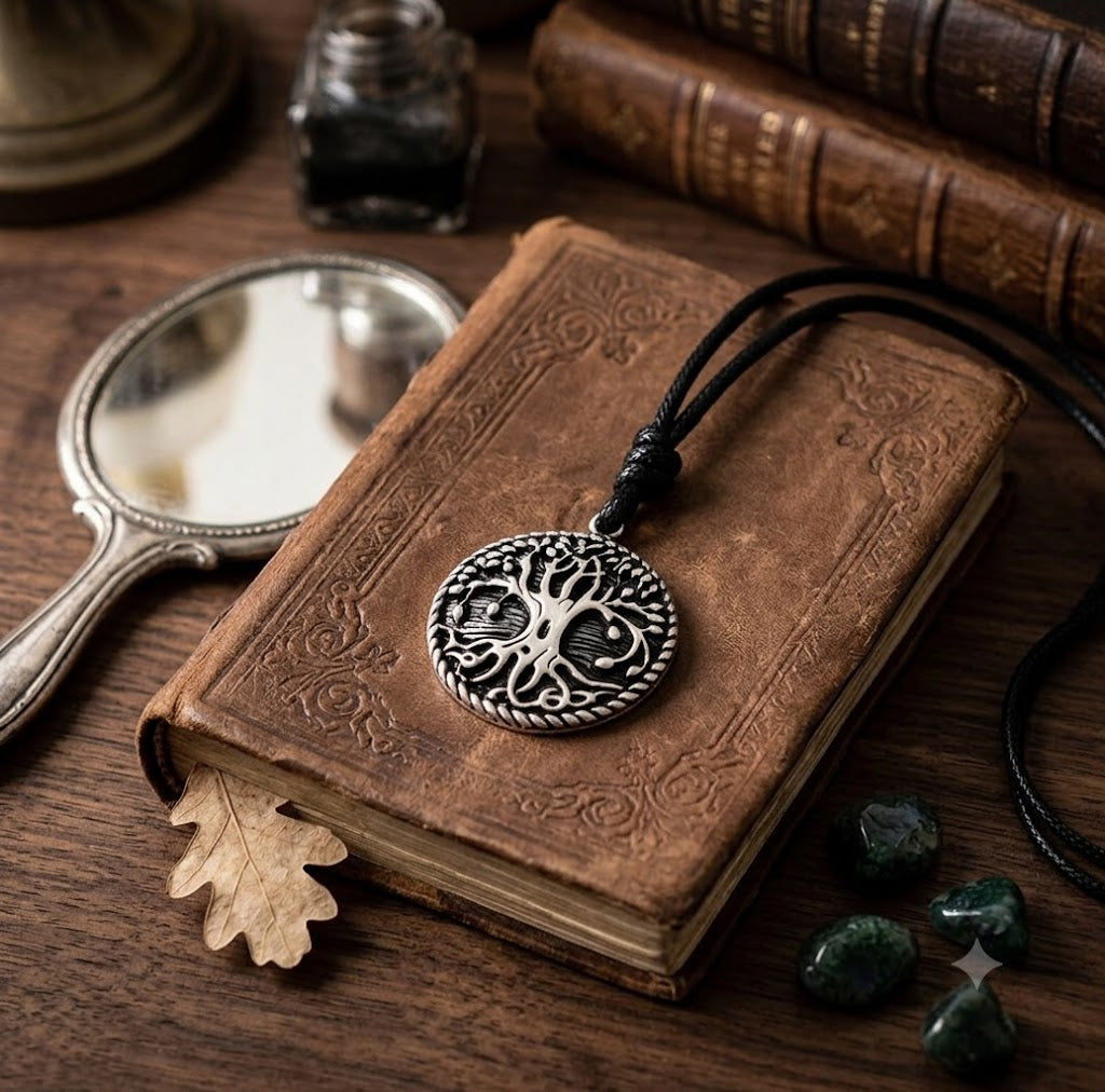 Celtic Tree Of Life 92.5 Sterling Silver Pewter Brass Necklace Pendant Jewelry