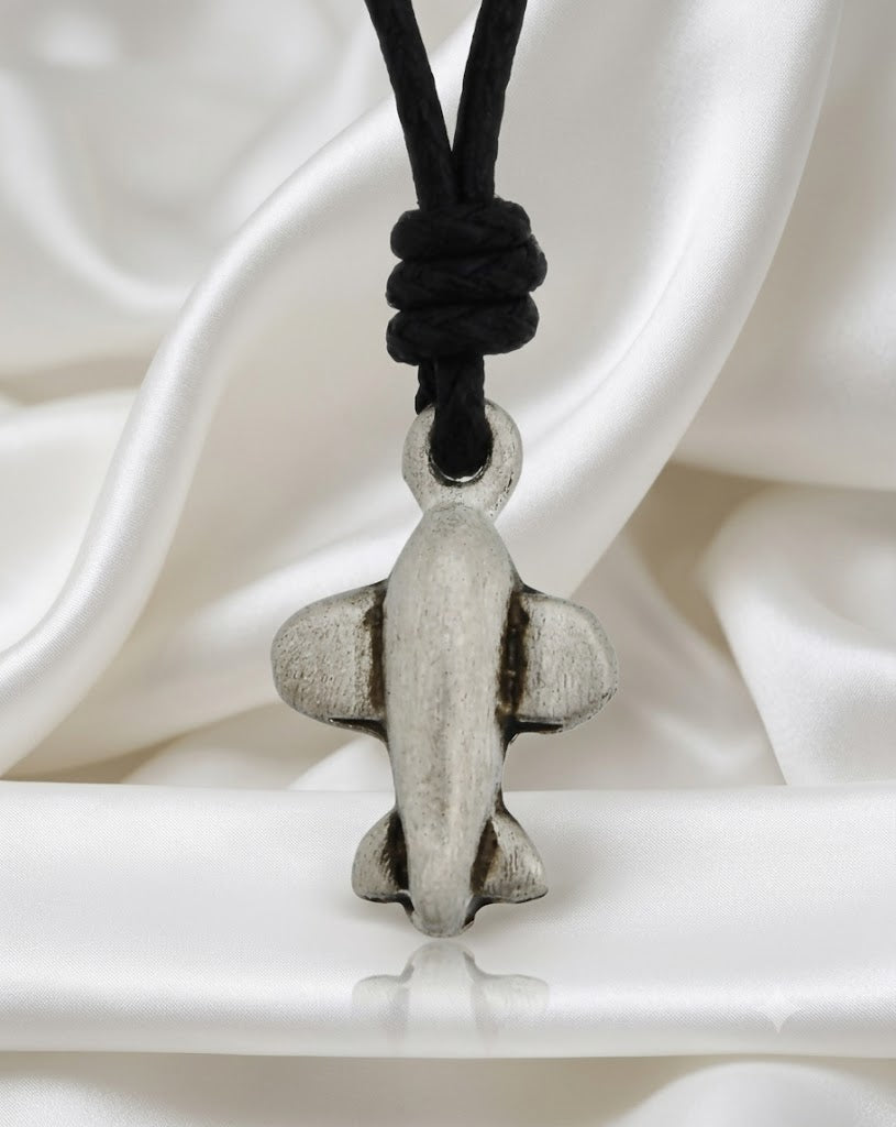 New Airplane 92.5 Sterling Silver Pewter Brass Charm Necklace Pendant Jewelry