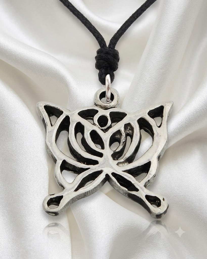 Lovely Butterfly Sterling-silver Pewter Brass Charm Necklace Pendant Jewelry