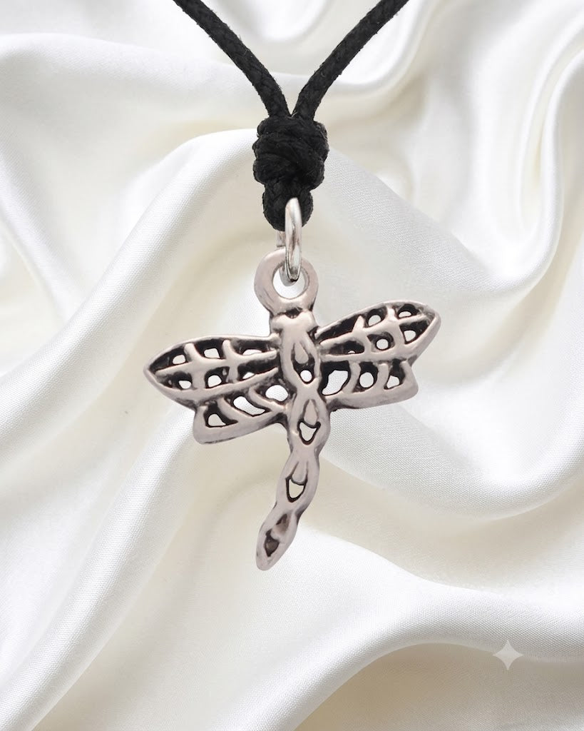 New Lovely Dragonfly Sterling Silver Brass Pewter Charm Necklace Pendant Jewelry
