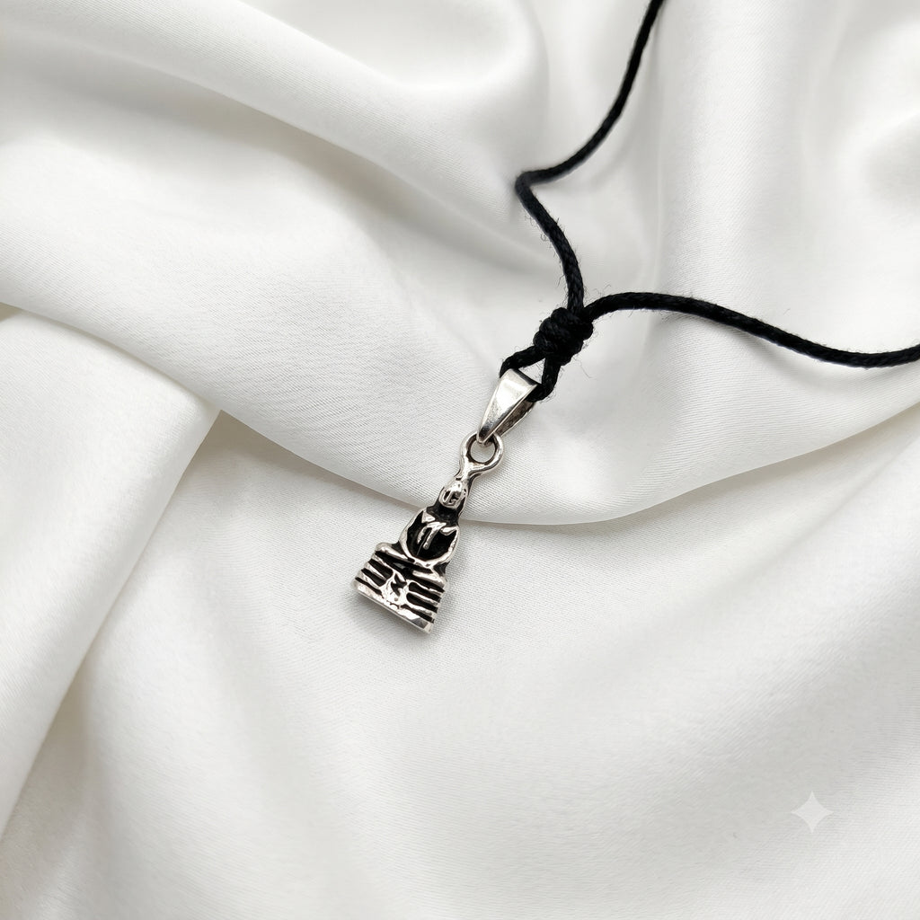 New Handmade Buddha Meditation Gold Brass Charm Necklace Pendant Jewelry