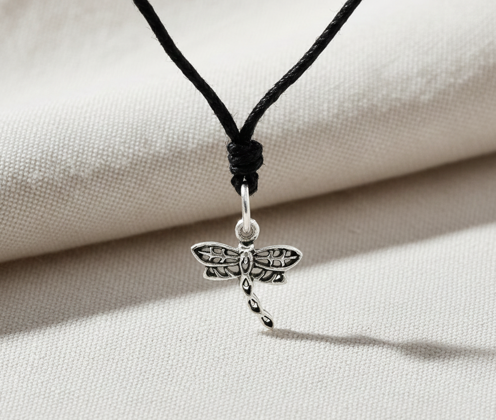 New Lovely Dragonfly Sterling Silver Brass Pewter Charm Necklace Pendant Jewelry