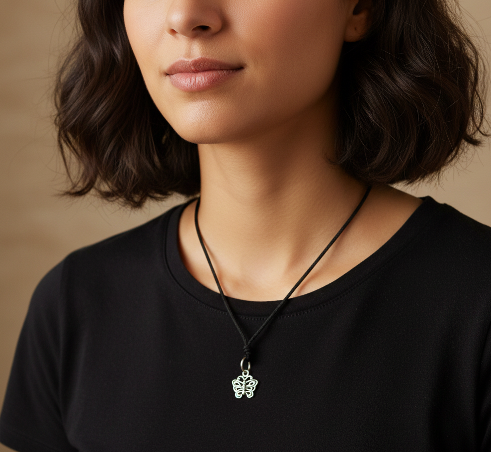 Unique Butterfly Sterling-silver Pewter Gold Brass Charm Necklace Pendant Jewelry
