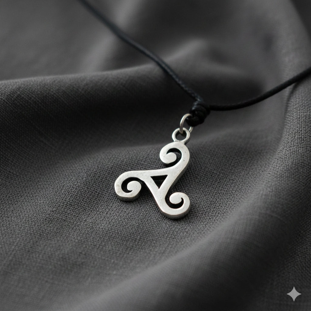 Celtic Trilogy Size S & M 92.5 Sterling Silver Gold Brass Necklace Pendant Jewelry