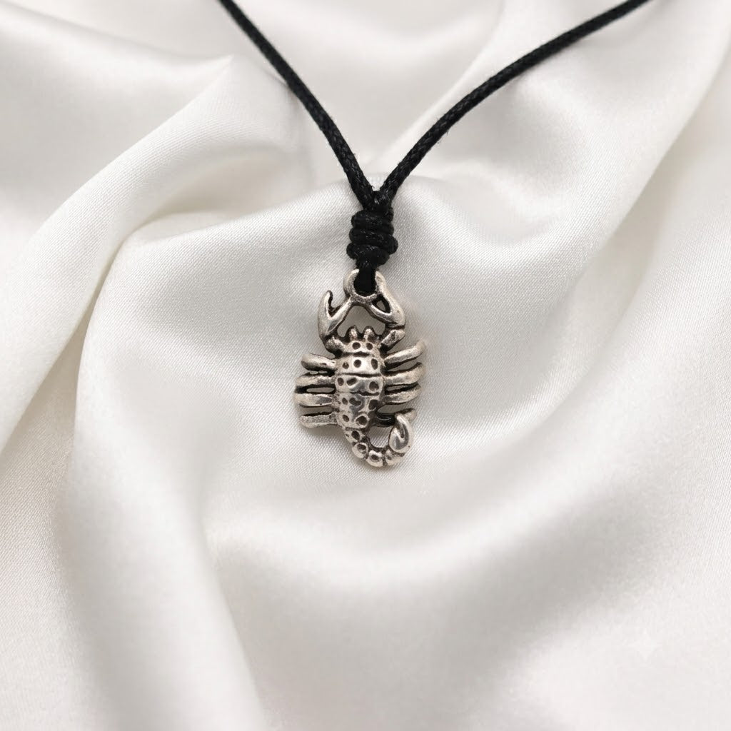 Classic Mini Scorpion Sterling Silver Pewter Brass Necklace Pendant Jewelry