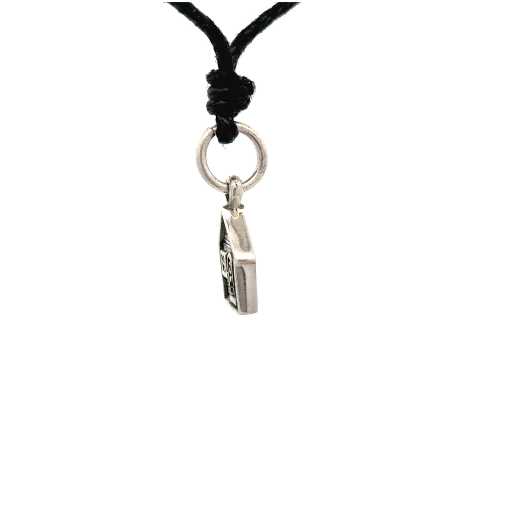 Sweet House 92.5 Sterling Silver Gold Brass Charm Necklace Pendant Jewelry