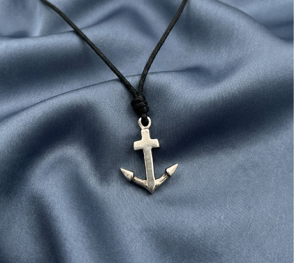 Flawless Anchor Ship Boat Pewter Brass Sterling Silver Necklace Pendant Jewelry