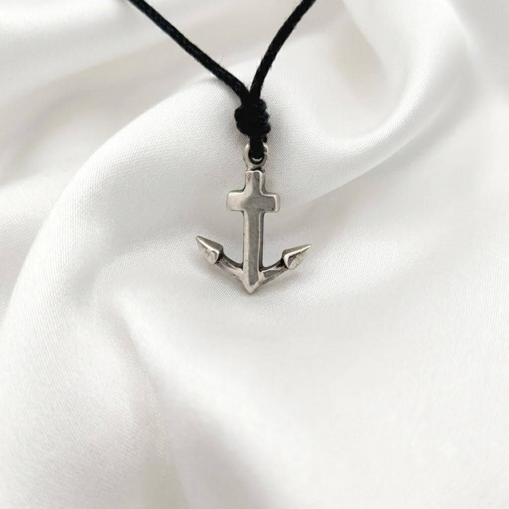 Flawless Anchor Ship Boat Pewter Brass Sterling Silver Necklace Pendant Jewelry