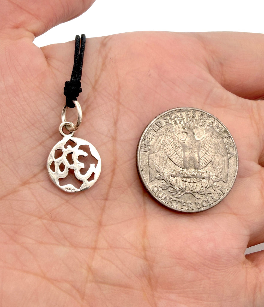 Beautiful Hindu Ohm Silver Pewter Gold Brass Charm Necklace Pendant Jewelry