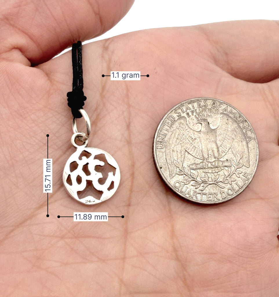 Beautiful Hindu Ohm Silver Pewter Gold Brass Charm Necklace Pendant Jewelry