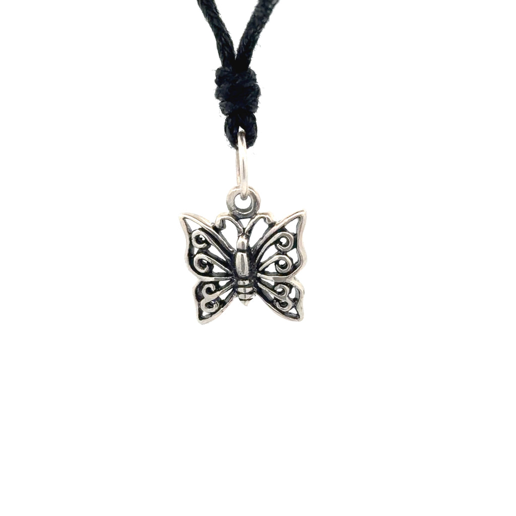 Eye-catching Butterfly Sterling-silver Pewter Gold Necklace Pendant Jewelry