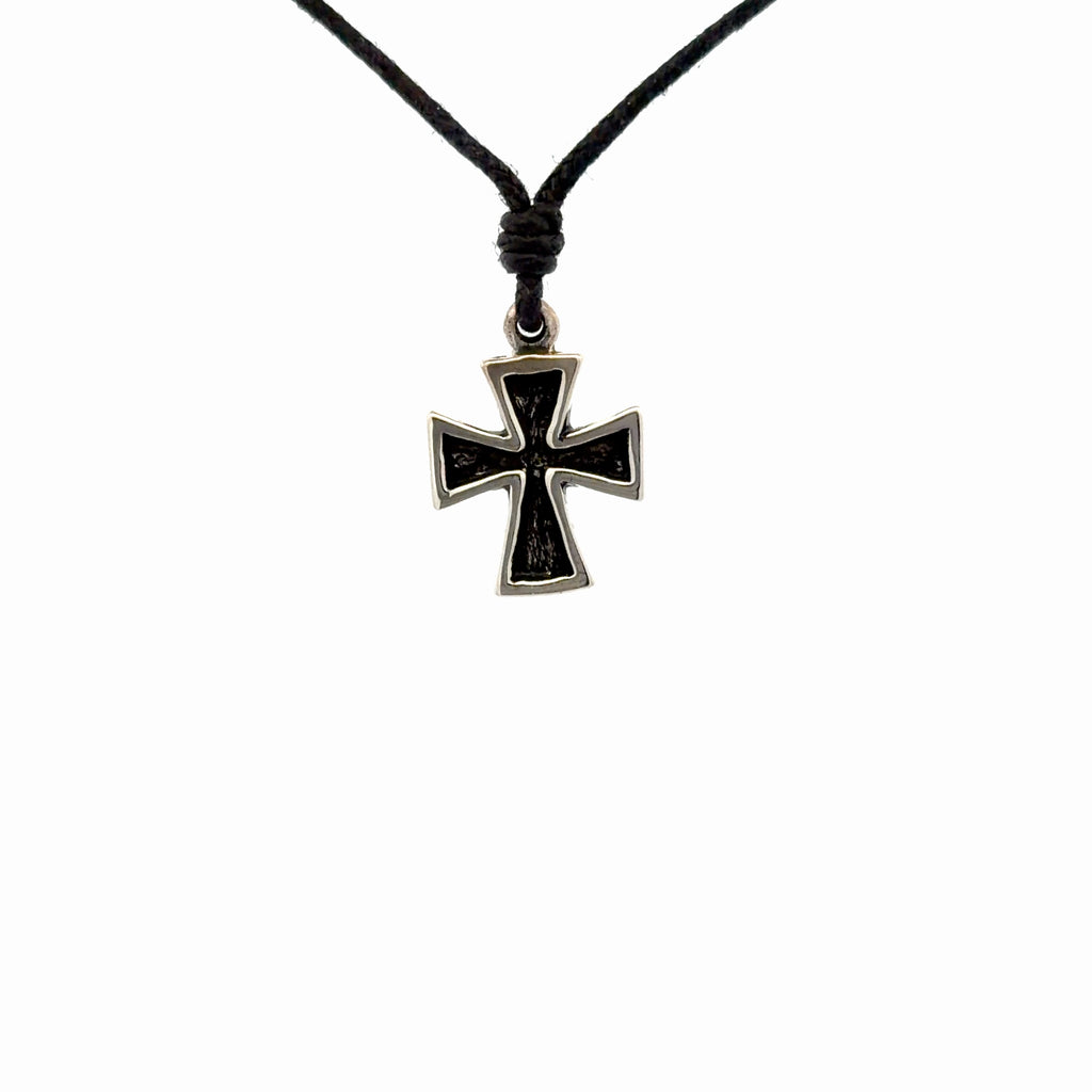 Christian Cross Sterling-silver Pewter Gold Brass Charm Necklace Pendent Jewelry