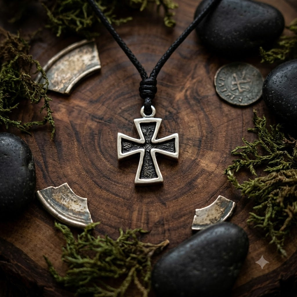 Christian Cross Sterling-silver Pewter Gold Brass Charm Necklace Pendent Jewelry