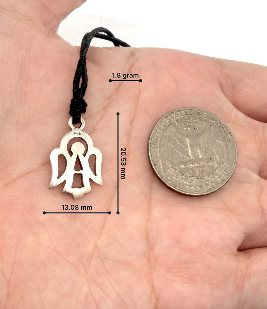 Symbol Angel Sterling Silver Pewter Gold Brass Necklace Pendent Jewelry