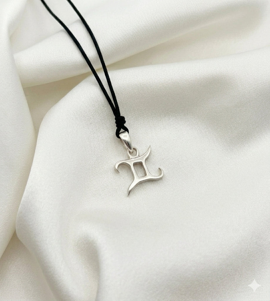 Astrology Necklace 92.5 Sterling Silver Pewter Zodiac Horoscope Symbol Pendant Jewelry