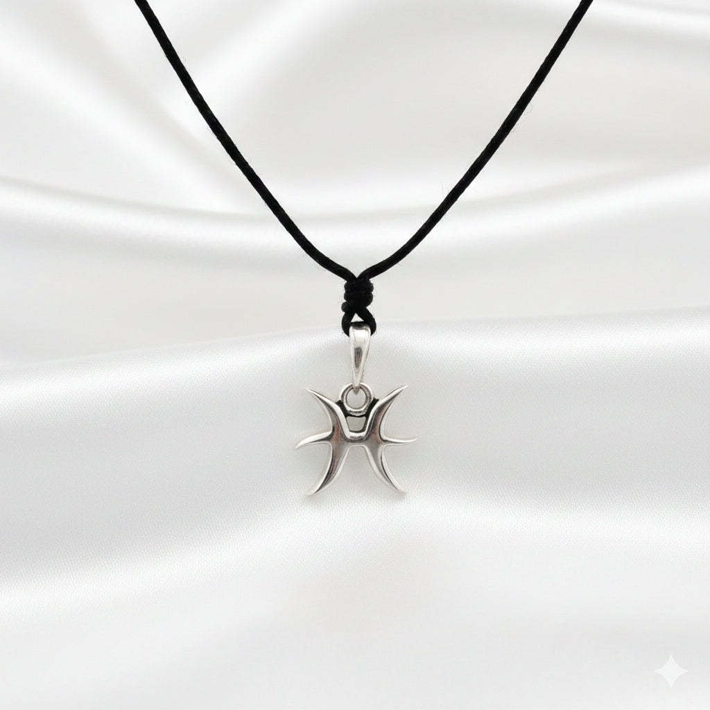 Astrology Necklace 92.5 Sterling Silver Pewter Zodiac Horoscope Symbol Pendant Jewelry
