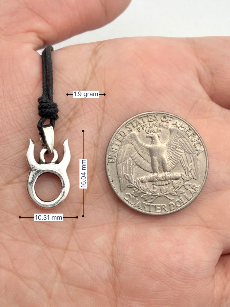Astrology Necklace 92.5 Sterling Silver Pewter Zodiac Horoscope Symbol Pendant Jewelry