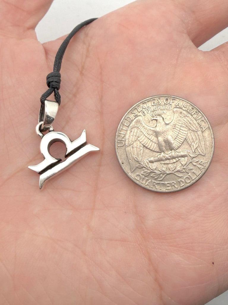 Astrology Necklace 92.5 Sterling Silver Pewter Zodiac Horoscope Symbol Pendant Jewelry