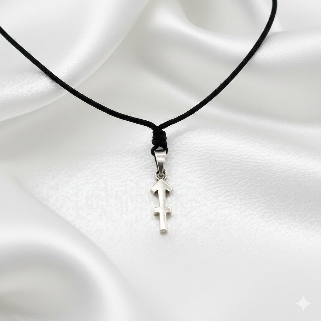 Astrology Necklace 92.5 Sterling Silver Pewter Zodiac Horoscope Symbol Pendant Jewelry