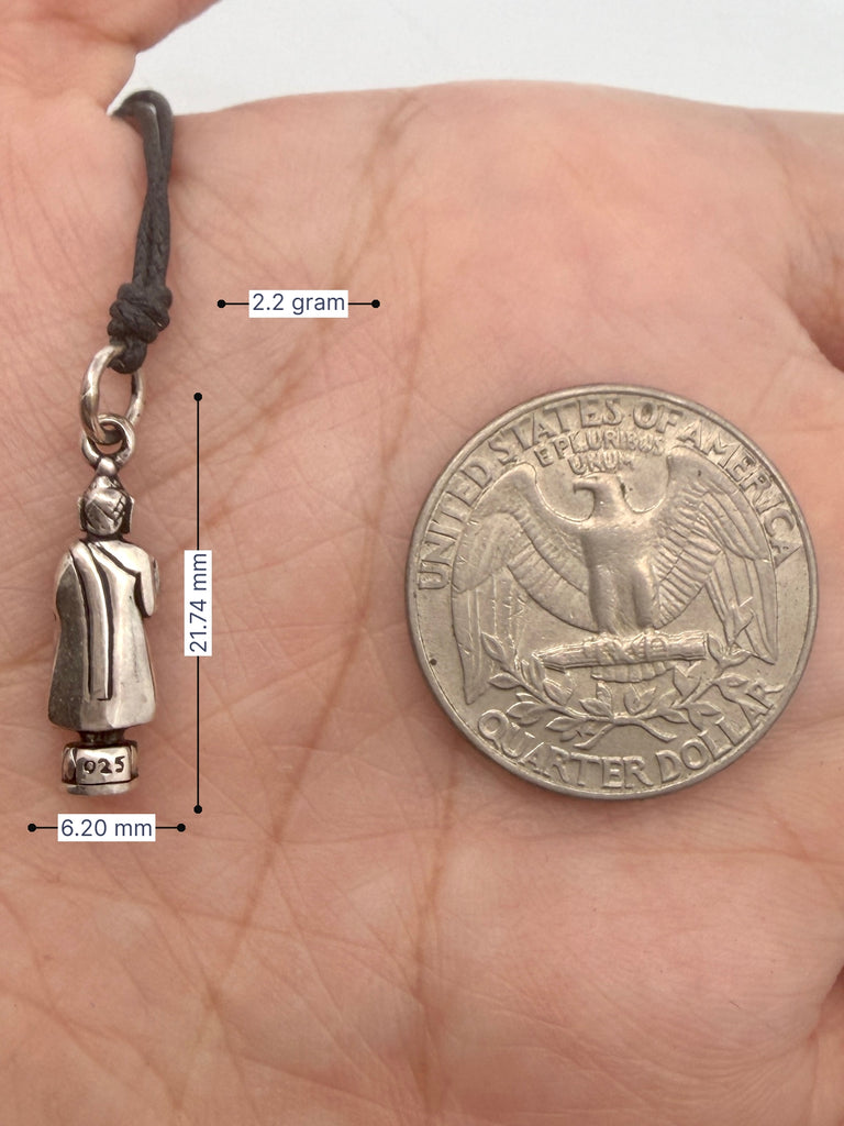Seven Days Of The Week Buddha Sterling-silver Pewter Brass Charm Necklace Pendant Jewelry