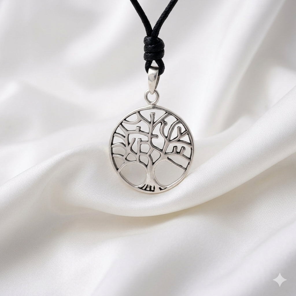Celtic Tree Of Life 92.5 Sterling Silver Pewter Brass Necklace Pendant Jewelry