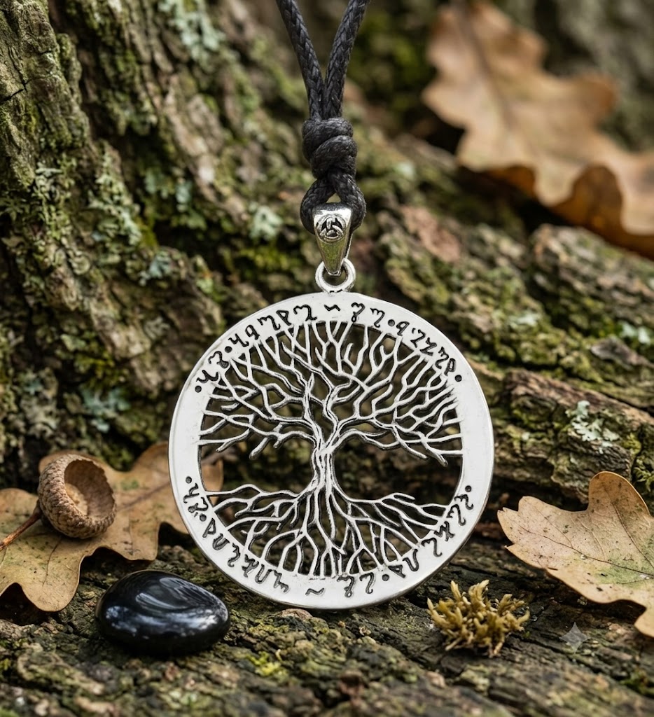 Celtic Tree Of Life 92.5 Sterling Silver Pewter Brass Necklace Pendant Jewelry