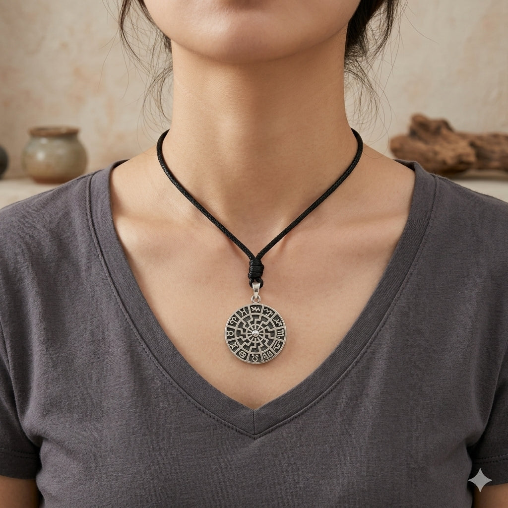 Handmade Astrology Sterling Silver Pewter Gold Brass Necklace Pendant Jewelry