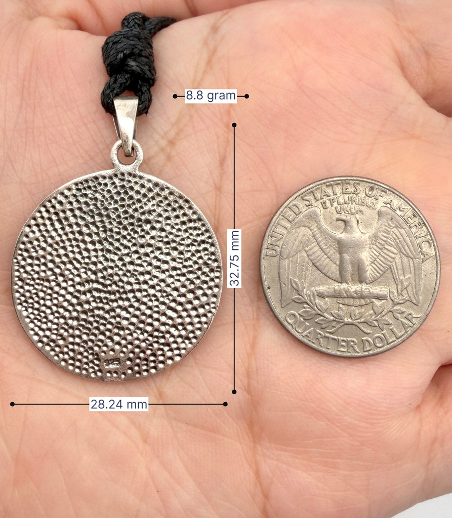 Handmade Astrology Sterling Silver Pewter Gold Brass Necklace Pendant Jewelry