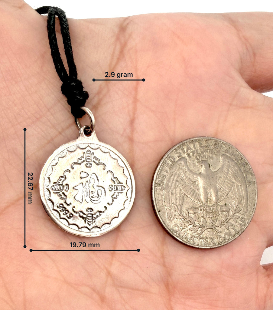 Chinese Zodiac Animal Amulets 92.5 Sterling Silver Necklace Pendant Jewelry