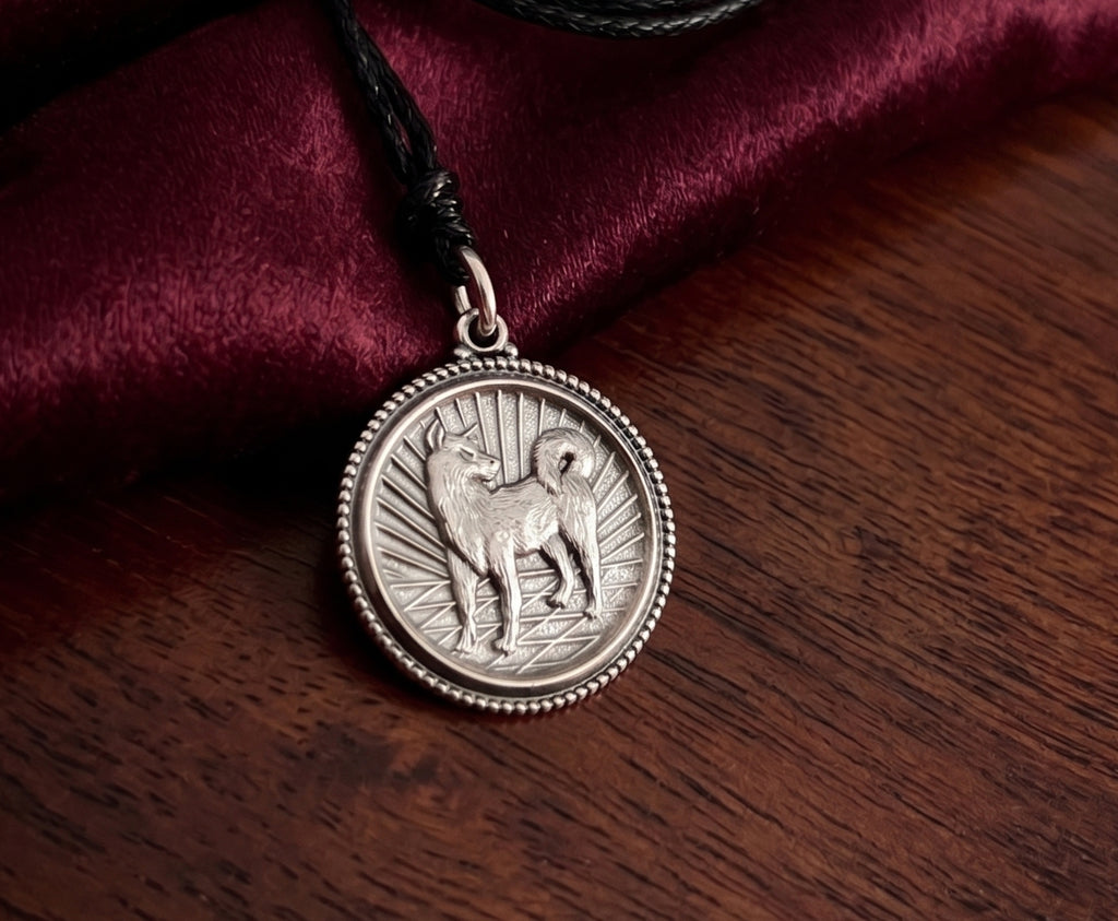 Chinese Zodiac Animal Amulets 92.5 Sterling Silver Necklace Pendant Jewelry