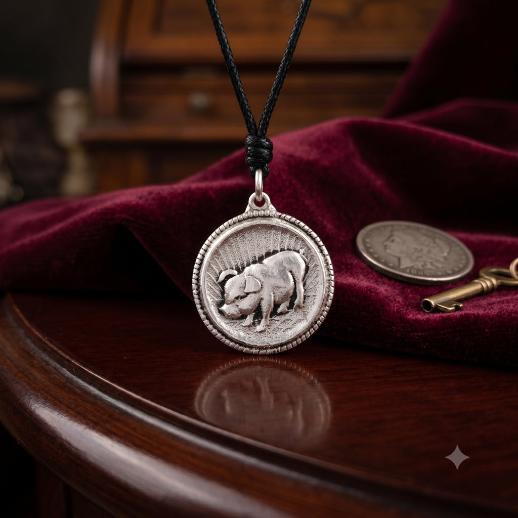 Chinese Zodiac Animal Amulets 92.5 Sterling Silver Necklace Pendant Jewelry