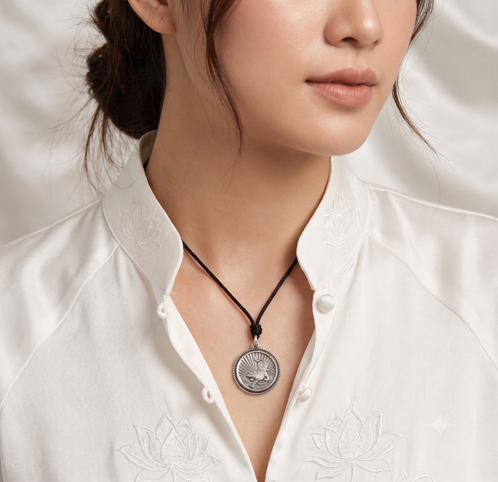 Chinese Zodiac Animal Amulets 92.5 Sterling Silver Necklace Pendant Jewelry