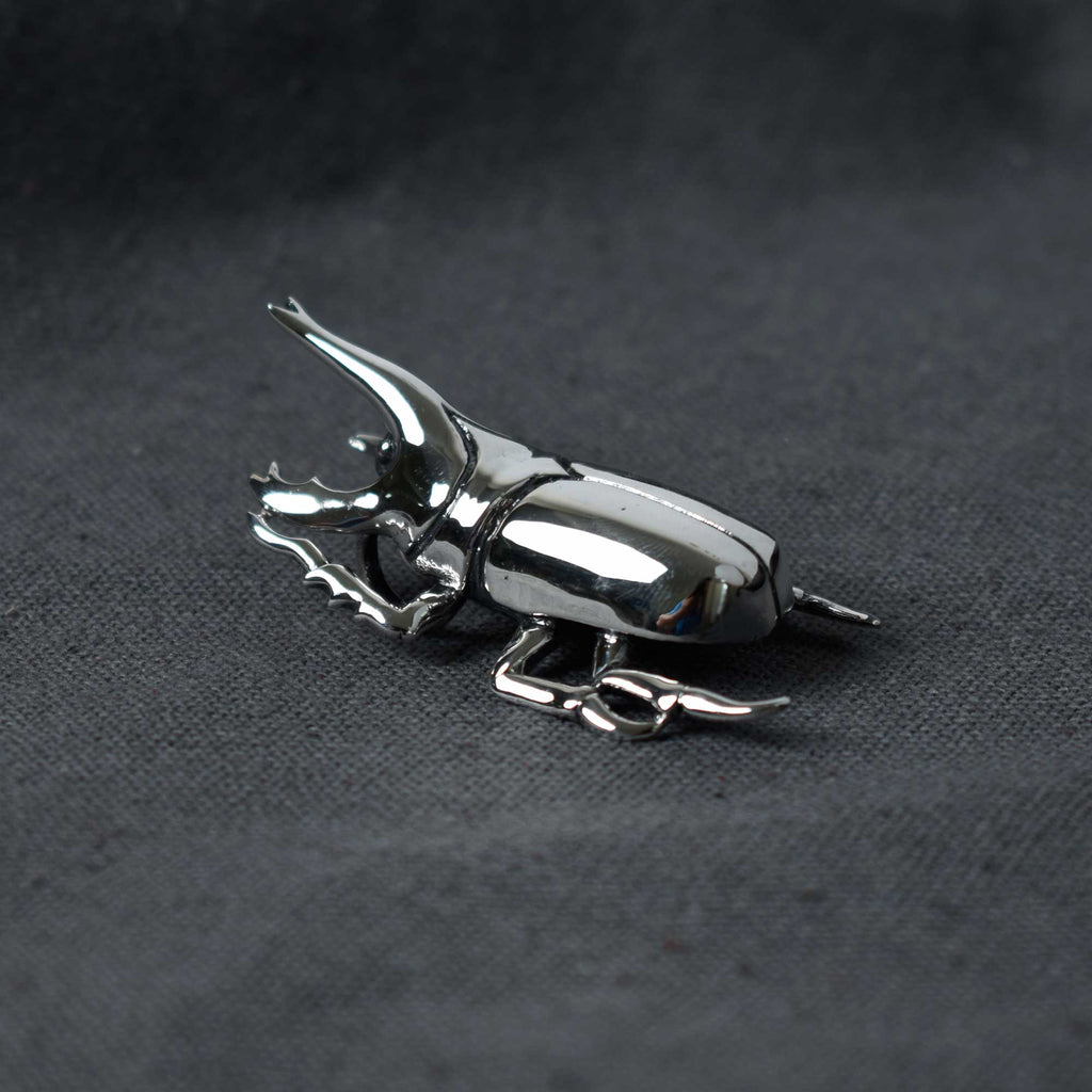Hercules Maybug 92.5 Sterling Silver Gold Brass Charm Necklace Pendant Jewelry