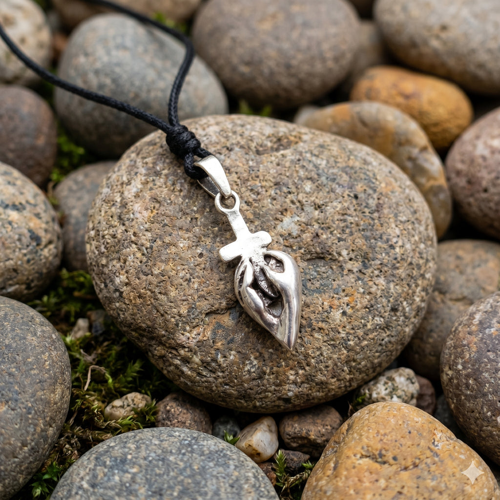New Unique Cross 92.5 Sterling Silver Brass Charm Necklace Pendant Jewelry