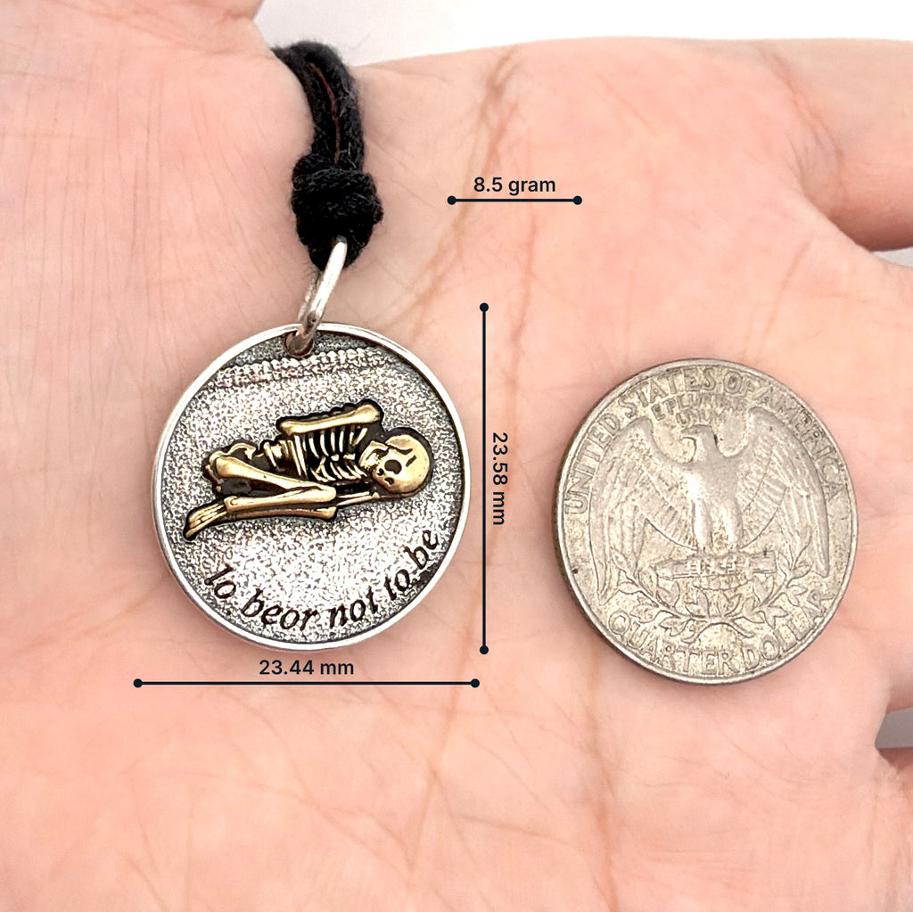Gothic Skull Head Hip Hop Style 92.5 Sterling Silver Gold Brass Pendant Necklace Jewelery