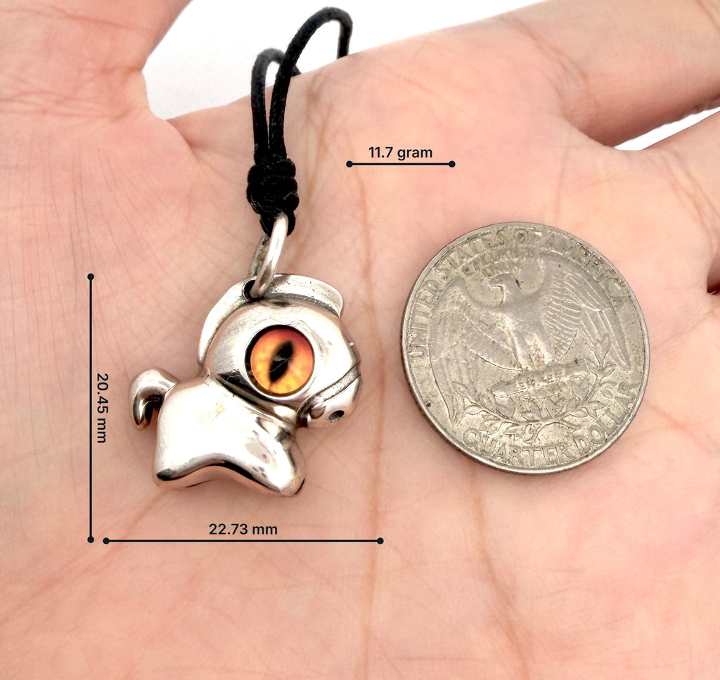 Cute Little Horse 92.5 Sterling Silver Gold Brass Charm Pendant Necklace