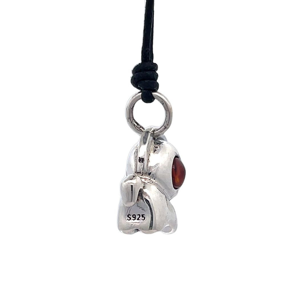 Cute Little Horse 92.5 Sterling Silver Gold Brass Charm Pendant Necklace