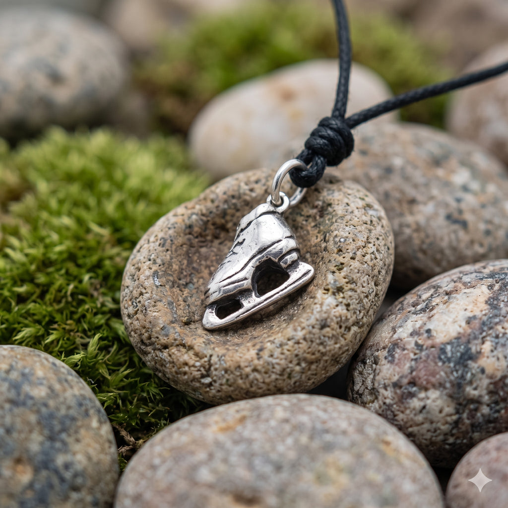 Ice Skating Shoes Sterling Silver Pewter Gold Brass Charm Necklace Pendant Jewelry