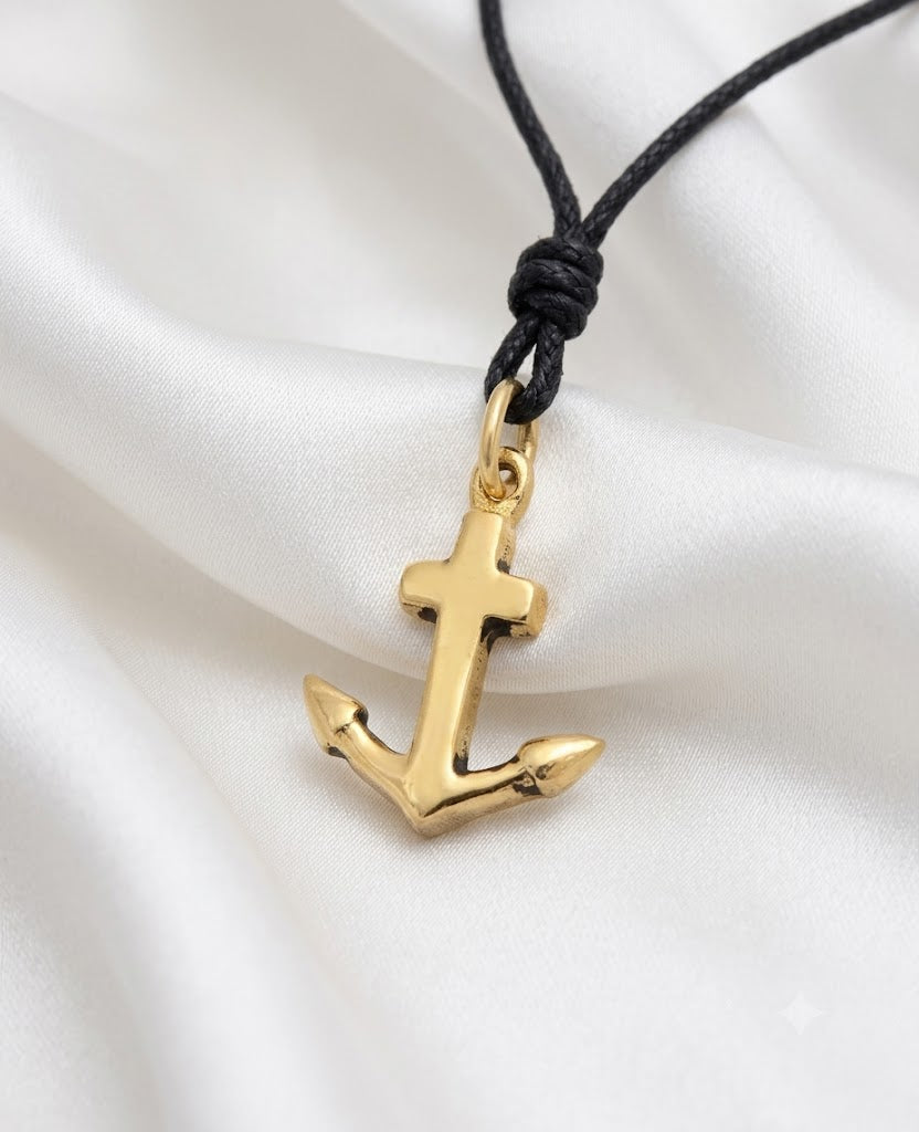 Flawless Anchor Ship Boat Pewter Brass Sterling Silver Necklace Pendant Jewelry