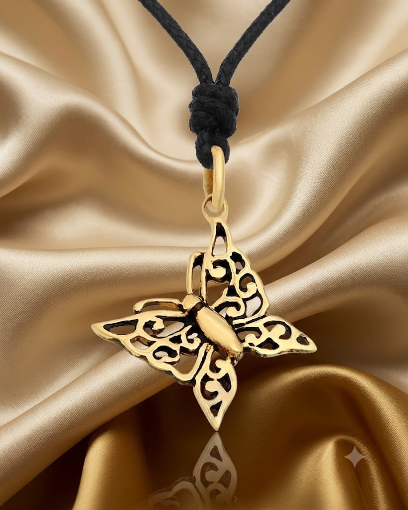 New Butterfly Insect Sterling-silver Pewter Brass Charm Necklace Pendant Jewelry