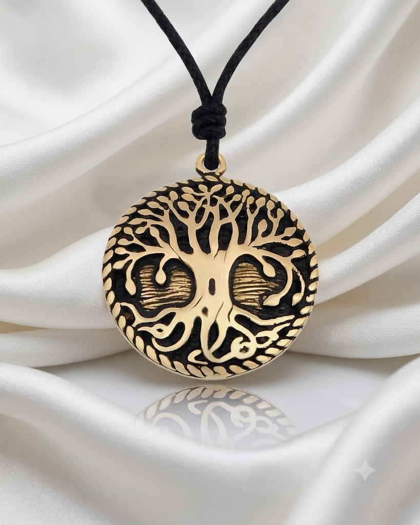 Celtic Tree Of Life 92.5 Sterling Silver Pewter Brass Necklace Pendant Jewelry