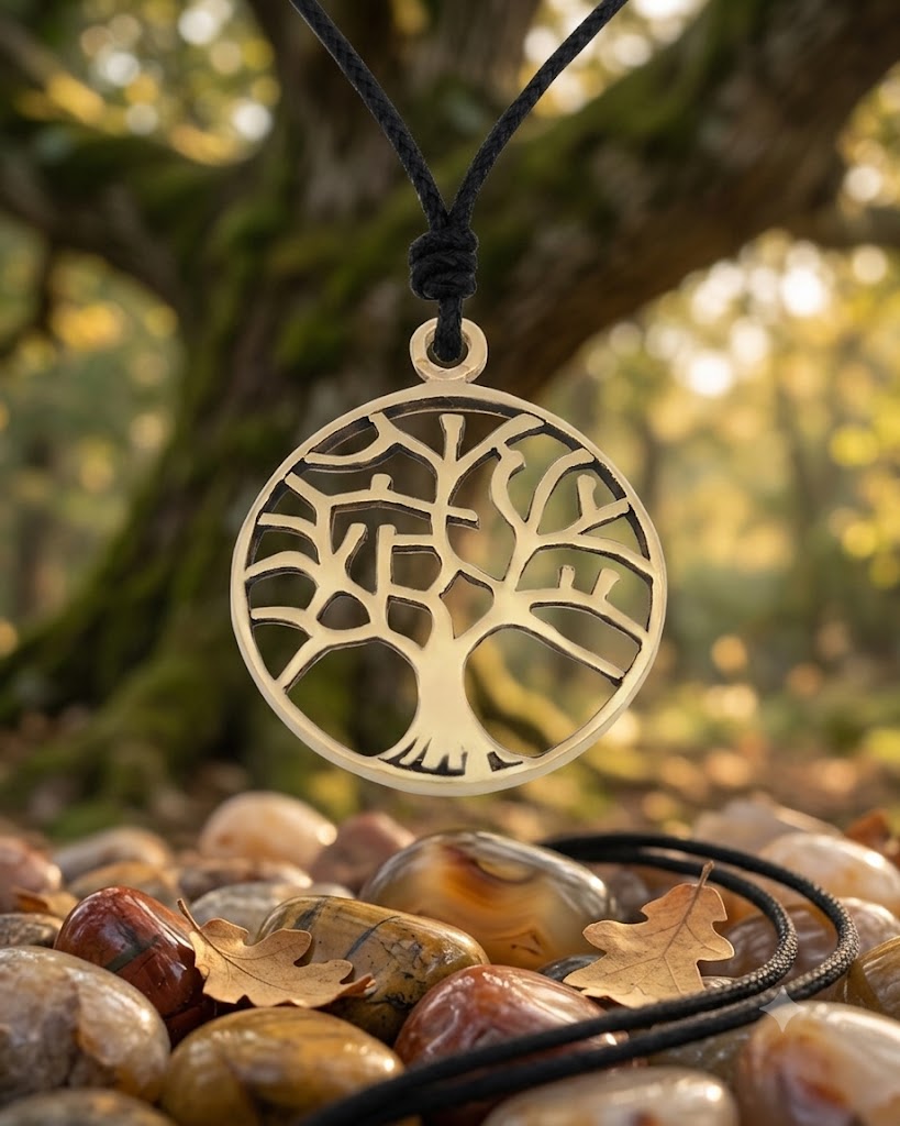 Celtic Tree Of Life 92.5 Sterling Silver Pewter Brass Necklace Pendant Jewelry